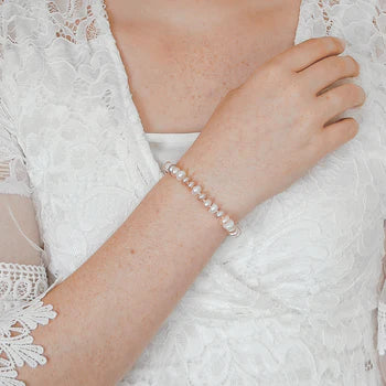 Echte Parel Armband Veelkleurig