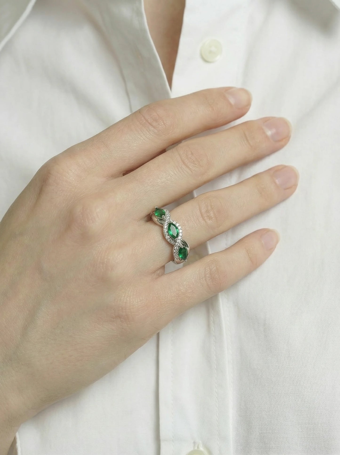 Trilogie maakte Smaragden Ring