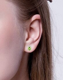 Echte natuurlijke Peridoot oorbellen