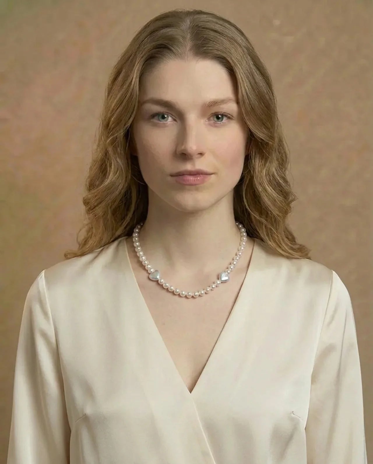 Echte witte parelketting voor meisjes