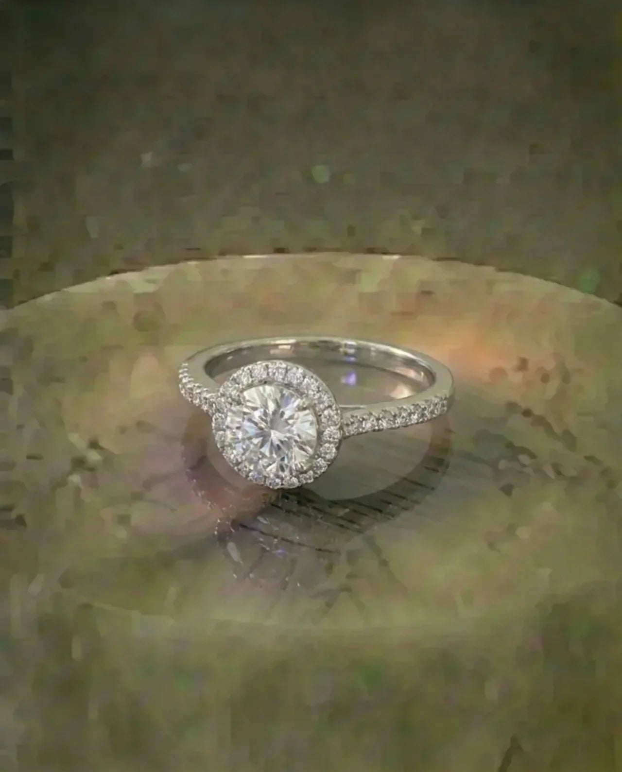 Gesimuleerde diamanten haloring