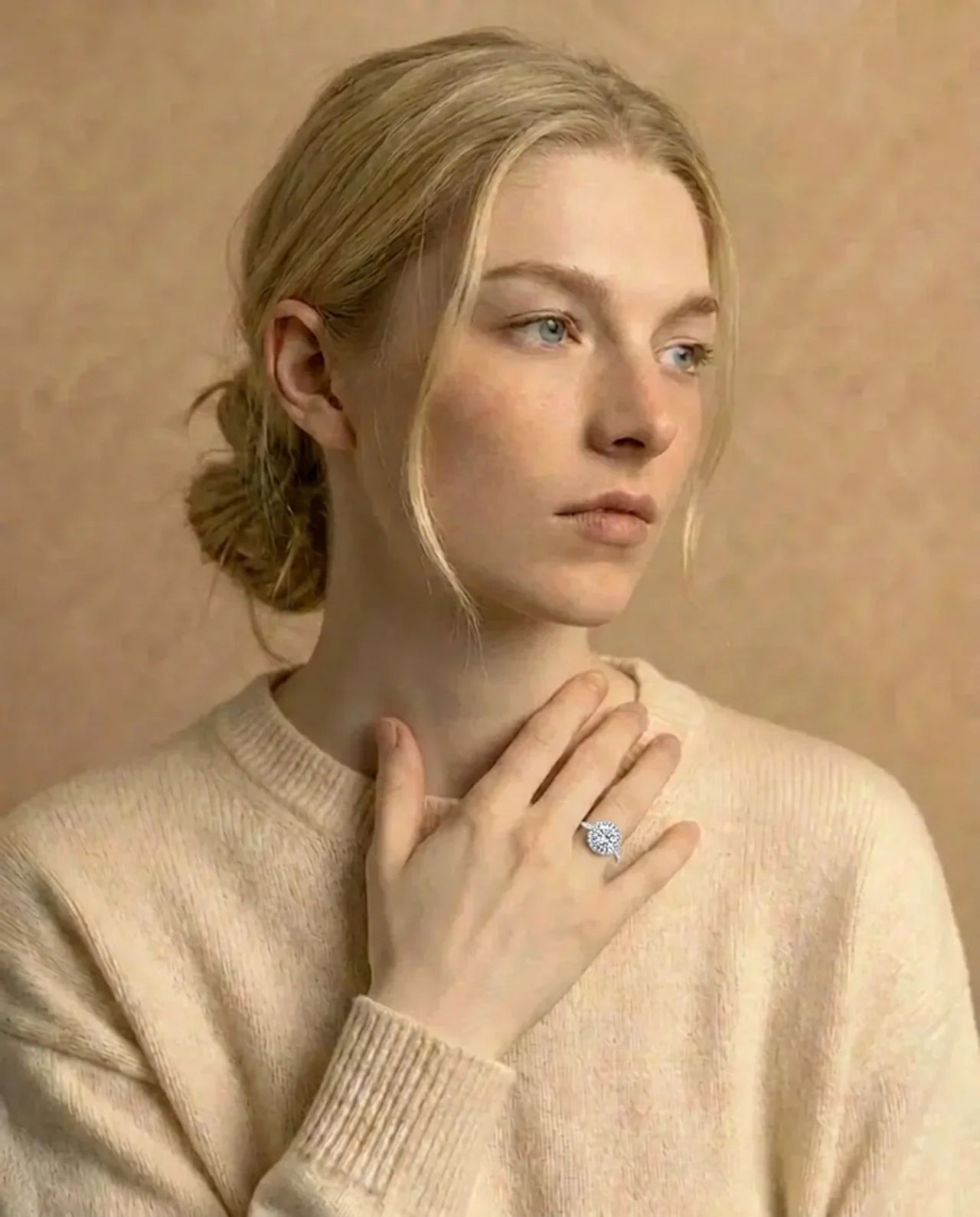 Gesimuleerde diamanten haloring