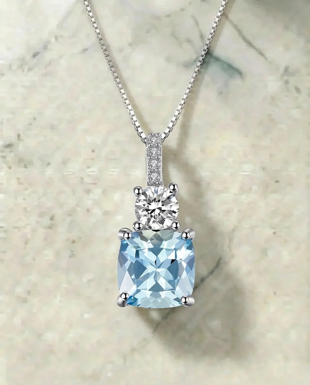 Topaas stenen ketting