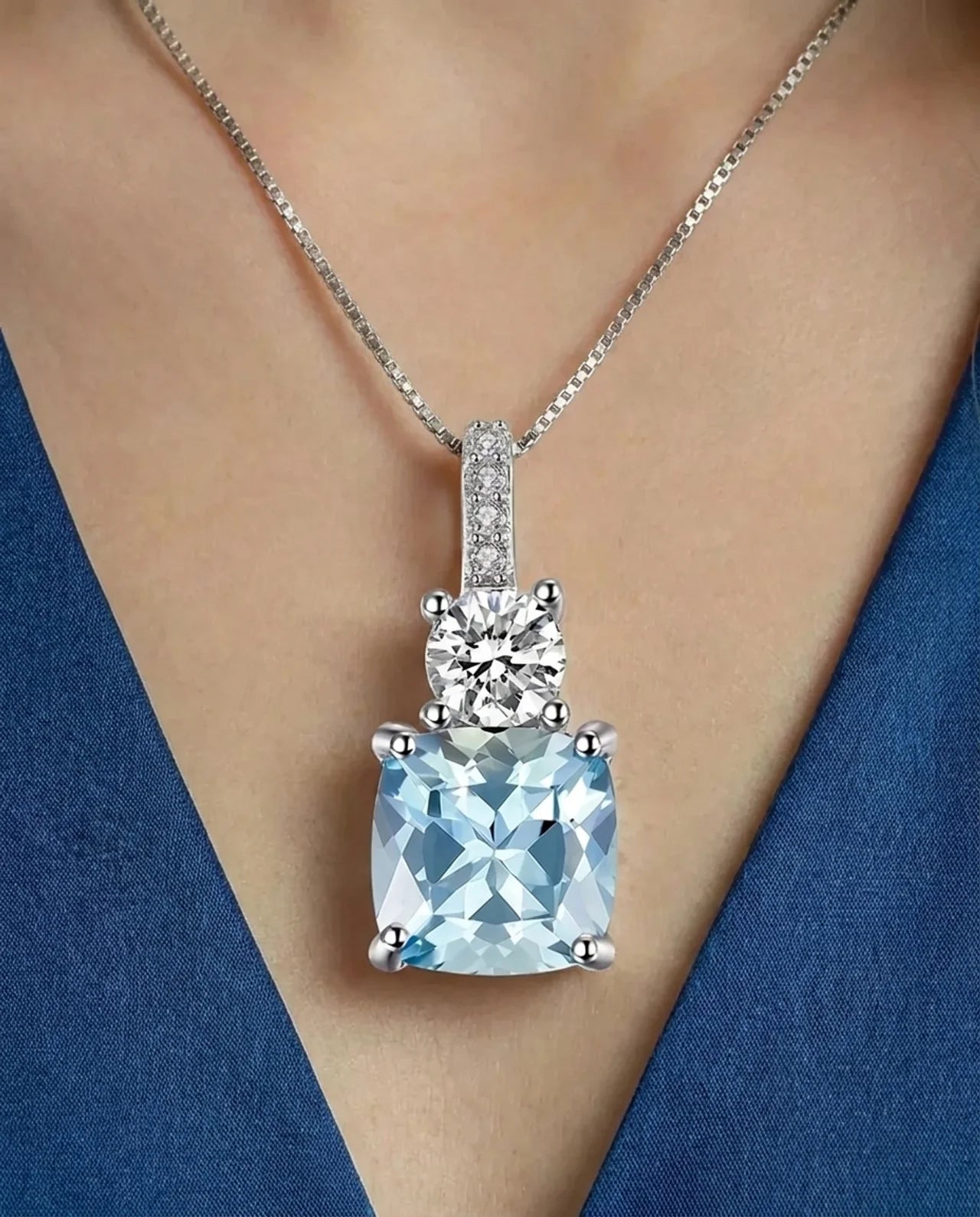 Topaas stenen ketting