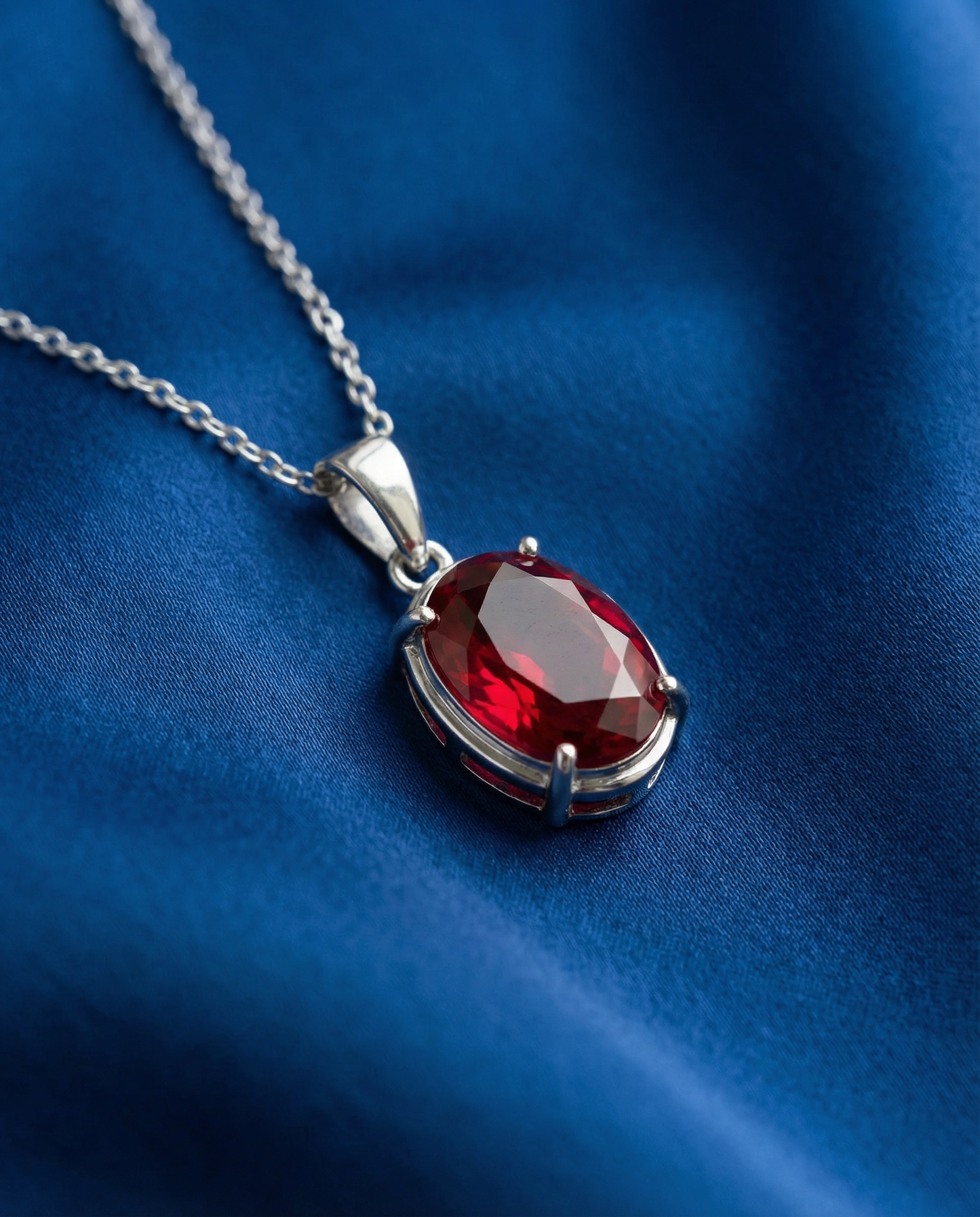 Natuurlijke granaat ketting