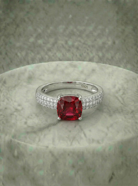 Robijn Solitaire Ring
