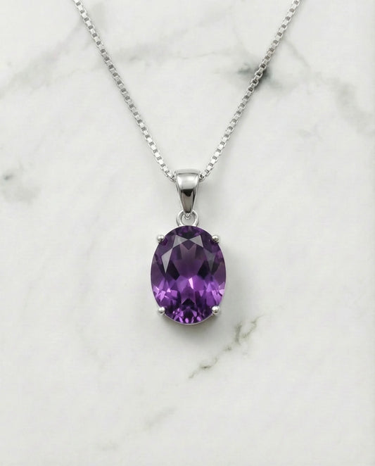 Echte Amethist ketting