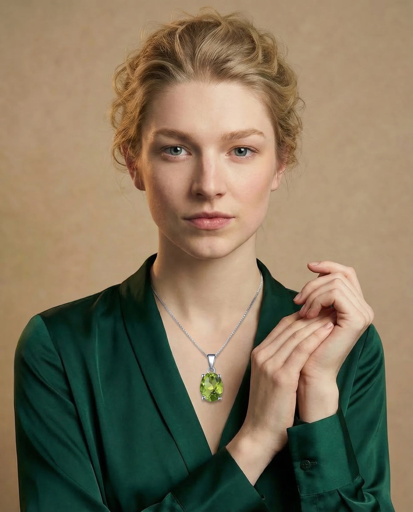 Echte natuurlijke Peridot hanger 