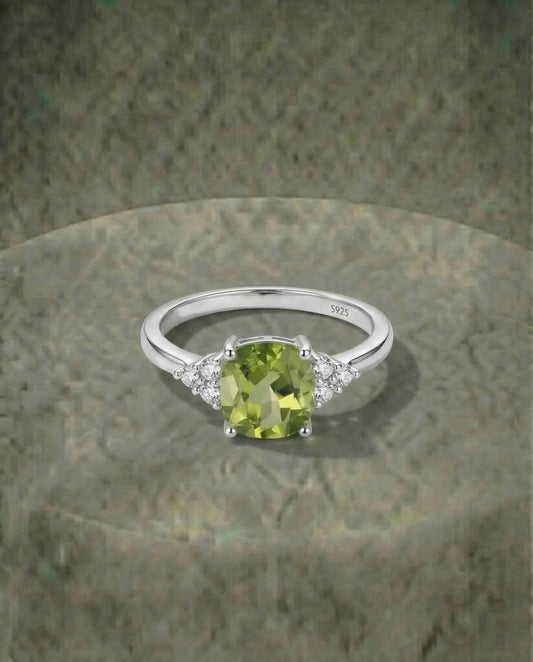 Natuurlijke Peridootring