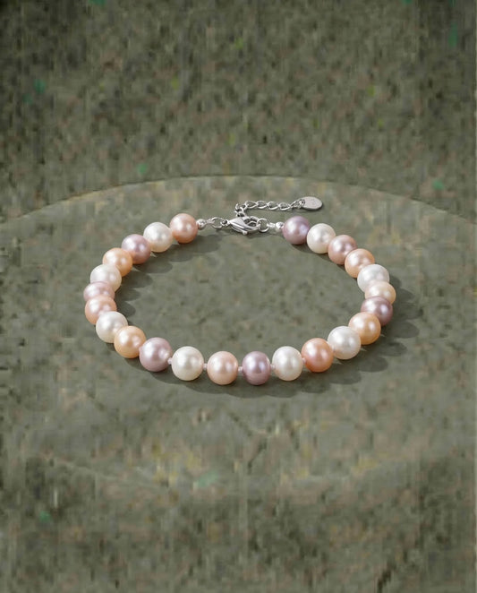Echte Parel Armband Veelkleurig