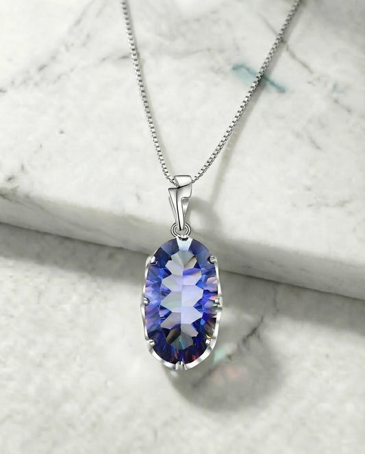 Natuurlijke kwartssteen ketting