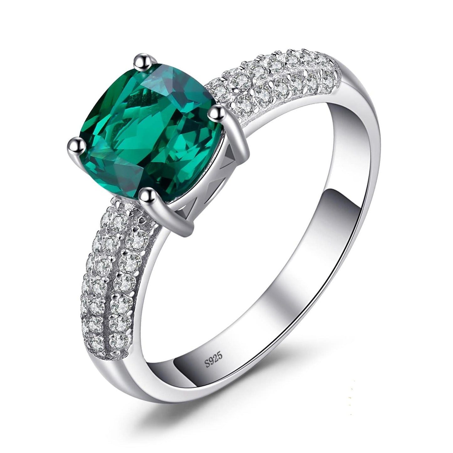 Emerald Solitaire Ring