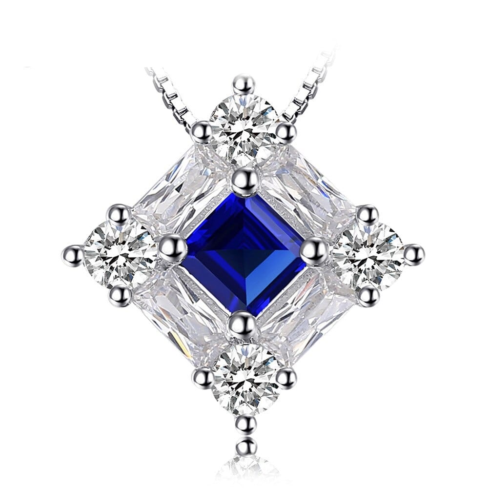 Sapphire and Diamond Necklace