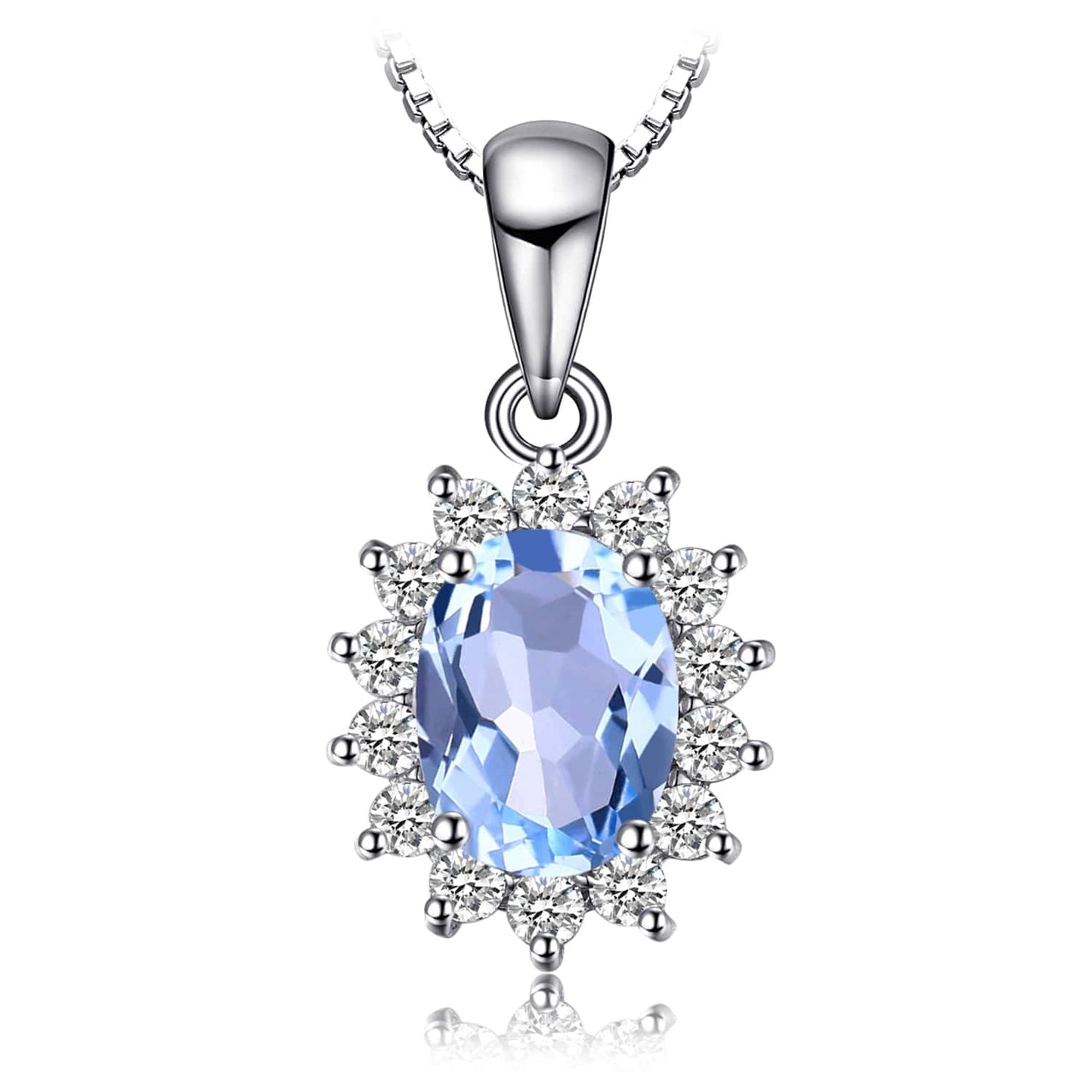 Topaz and Diamond Necklace