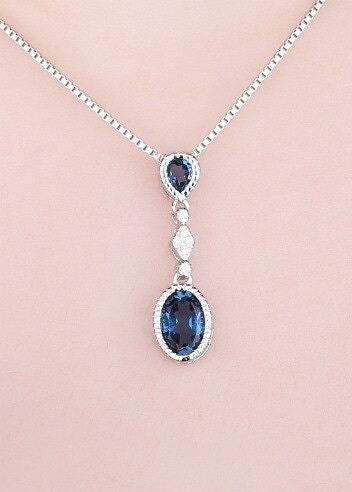 Natuurlijke Topaas ketting